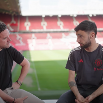 Amorim und Bruno im Interview mit Hargreaves